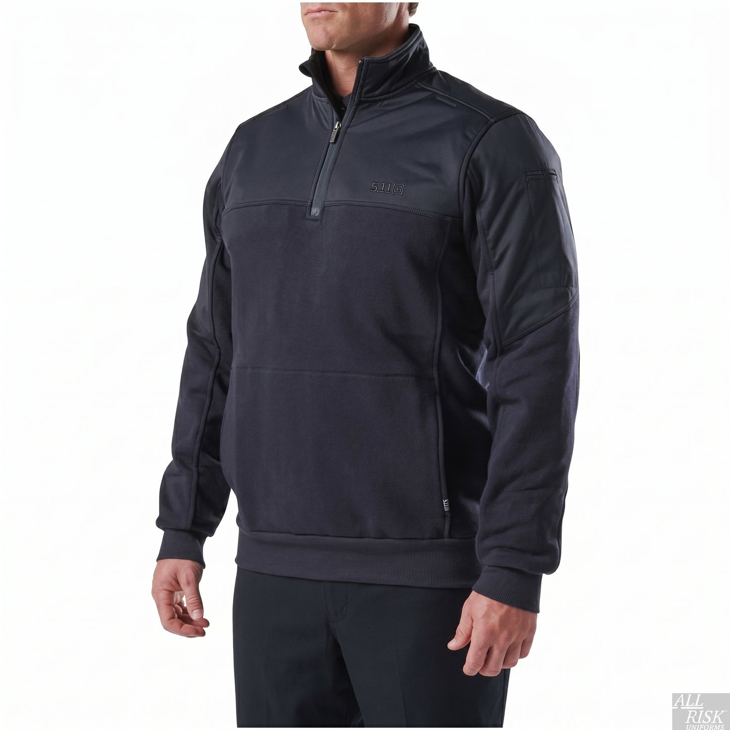 CAL FIRE 5.11 1/4 Zip Water Repellent Job Shirt - side view