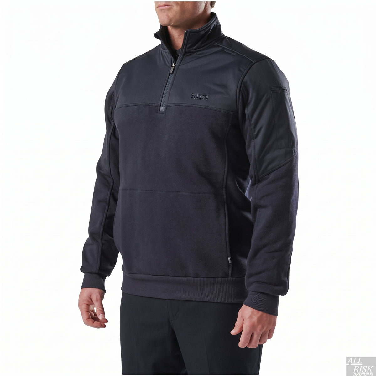 CAL FIRE 5.11 1/4 Zip Water Repellent Job Shirt - side view