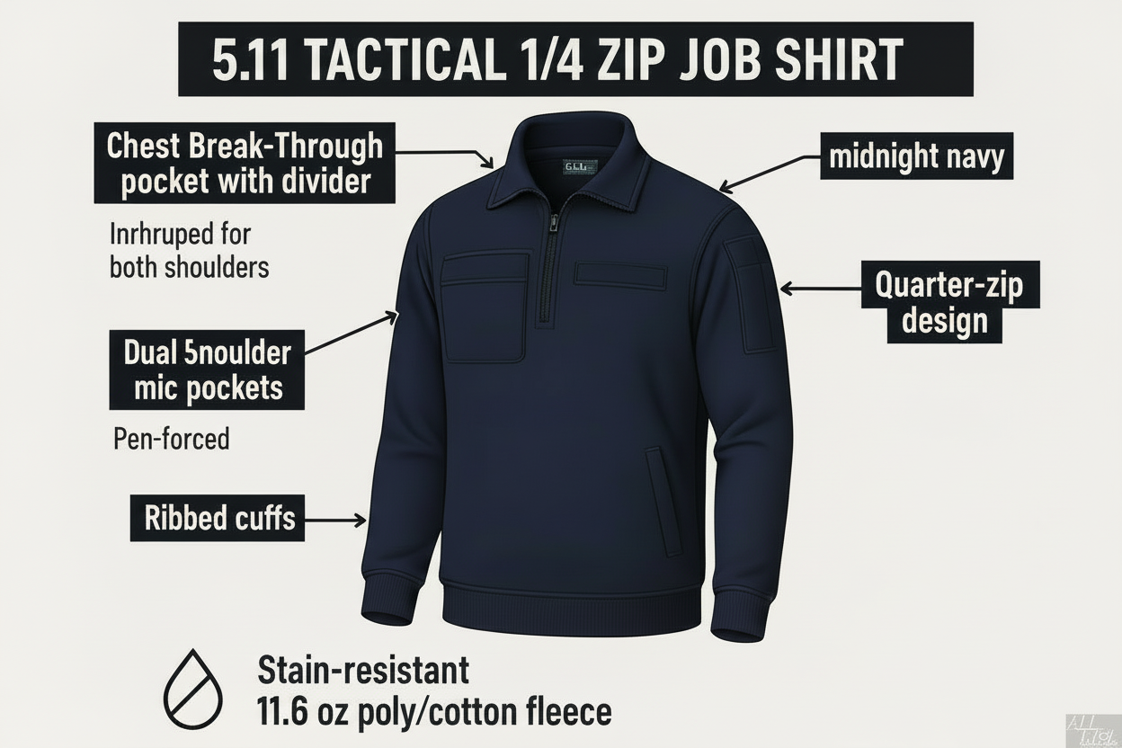 5.11 Tactical Job Shirt Features