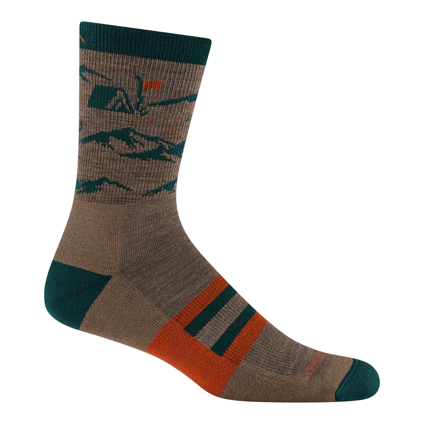 Men's Hike Hike Hut Micro Crew Midweight Hiking Socks-Last Chance