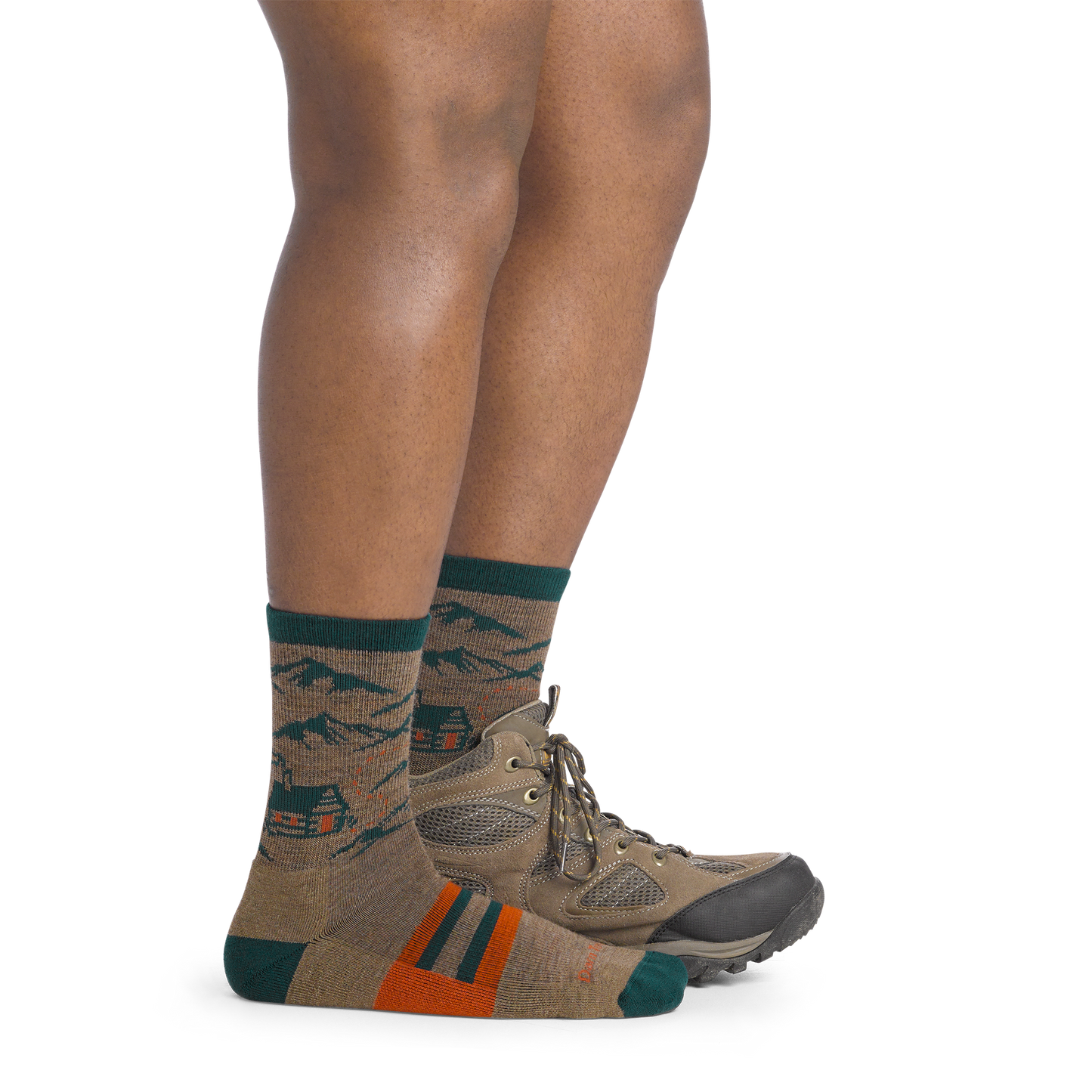 Men's Hike Hike Hut Micro Crew Midweight Hiking Socks-Last Chance