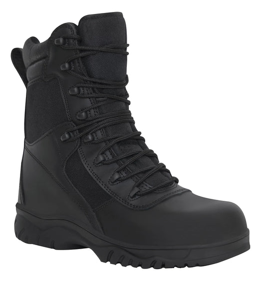 Rothco Forced Entry Tactical Boot With Side Zipper &amp; Composite Toe - 8 Inch