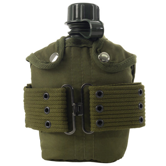Rothco G.I. Type Plastic Canteen &amp; Pistol Belt Kit