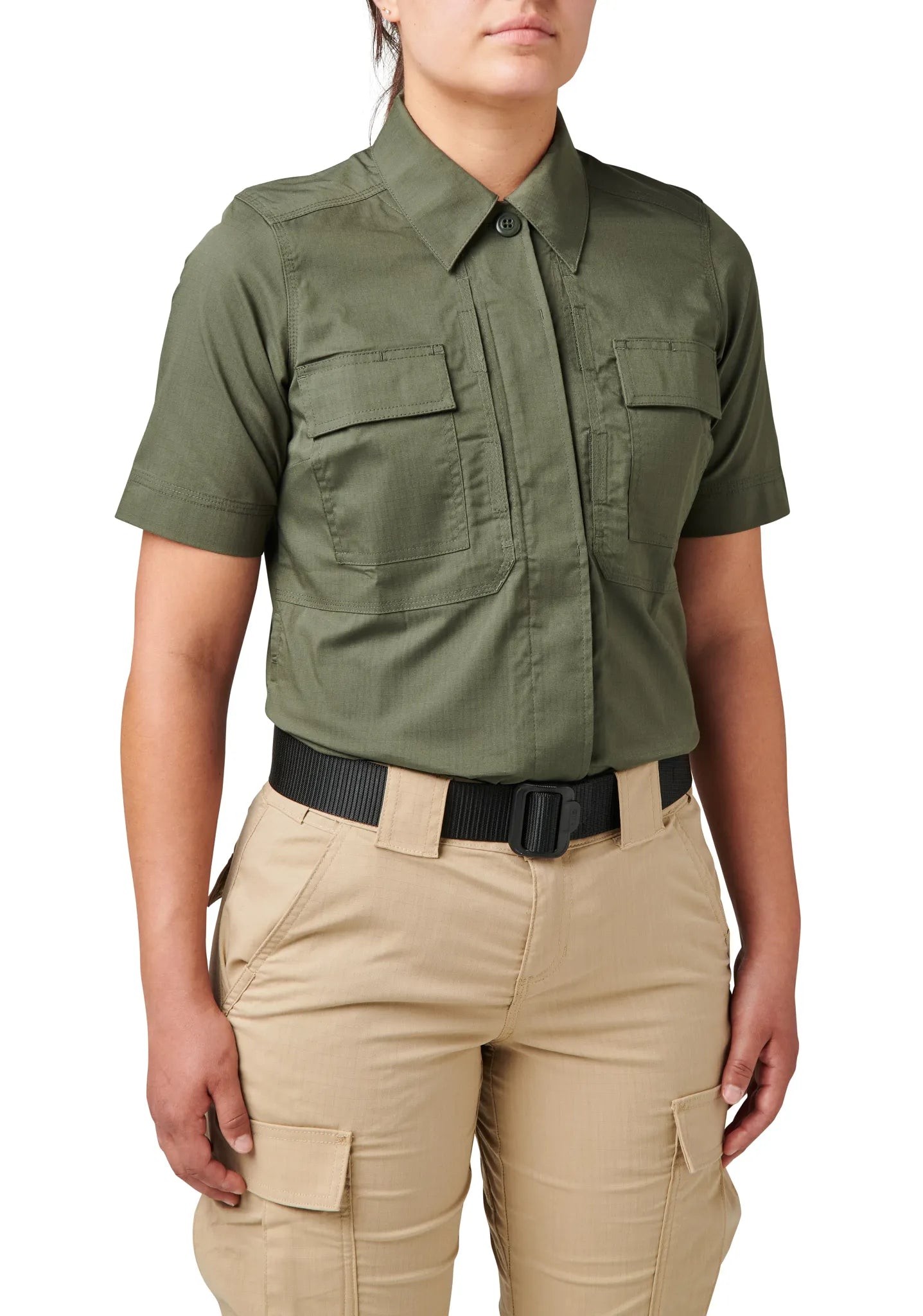 Women's Flex-Tac® TDU® Ripstop Short Sleeve Shirt – TDU Green
