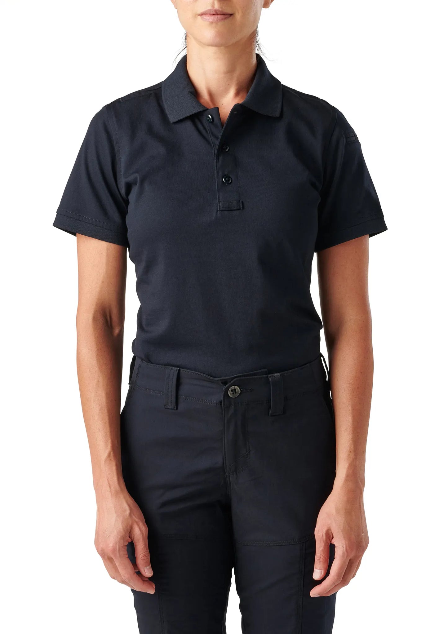 Women’s Tactical Jersey Short Sleeve Polo – Dark Navy