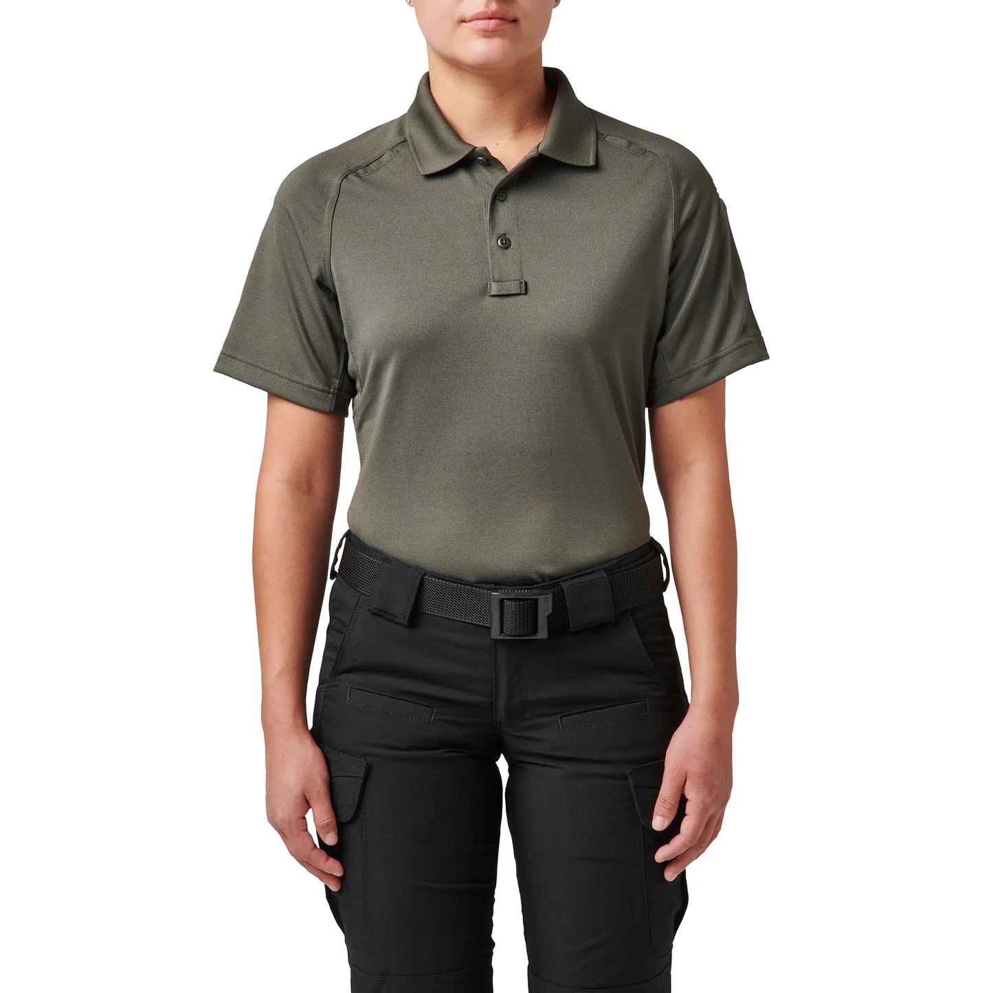 Women’s Performance Short Sleeve Polo – TDU Green