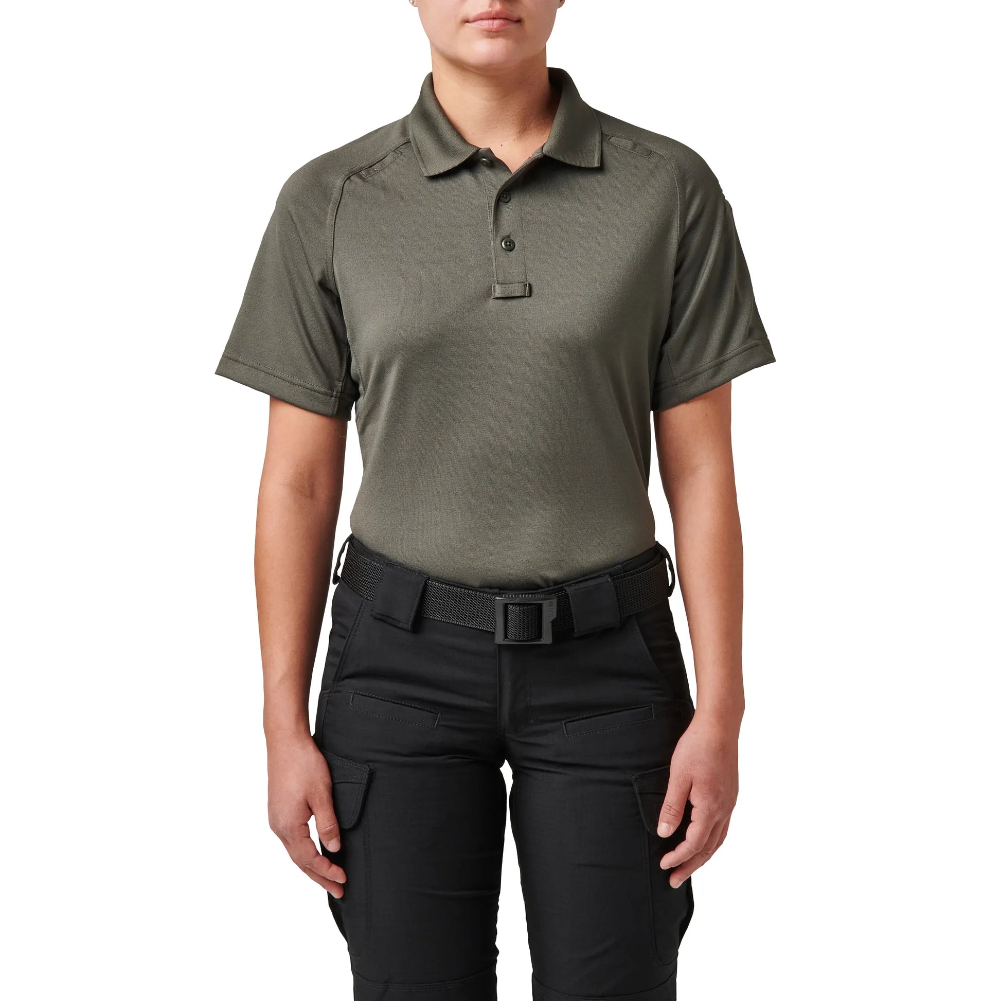 Women’s Performance Short Sleeve Polo – TDU Green