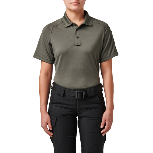 Women’s Performance Short Sleeve Polo – TDU Green