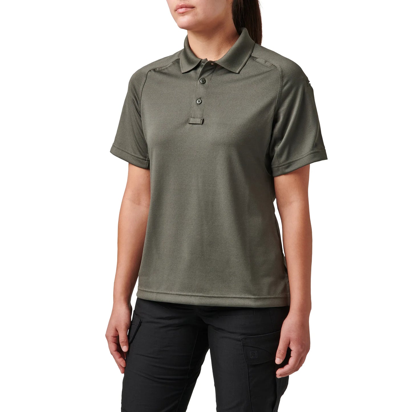Women’s Performance Short Sleeve Polo – TDU Green