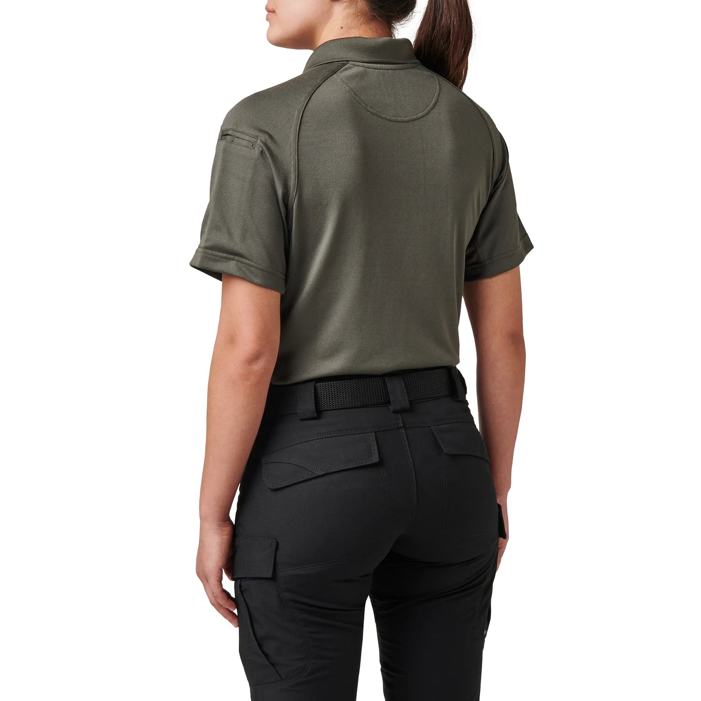 Women’s Performance Short Sleeve Polo – TDU Green