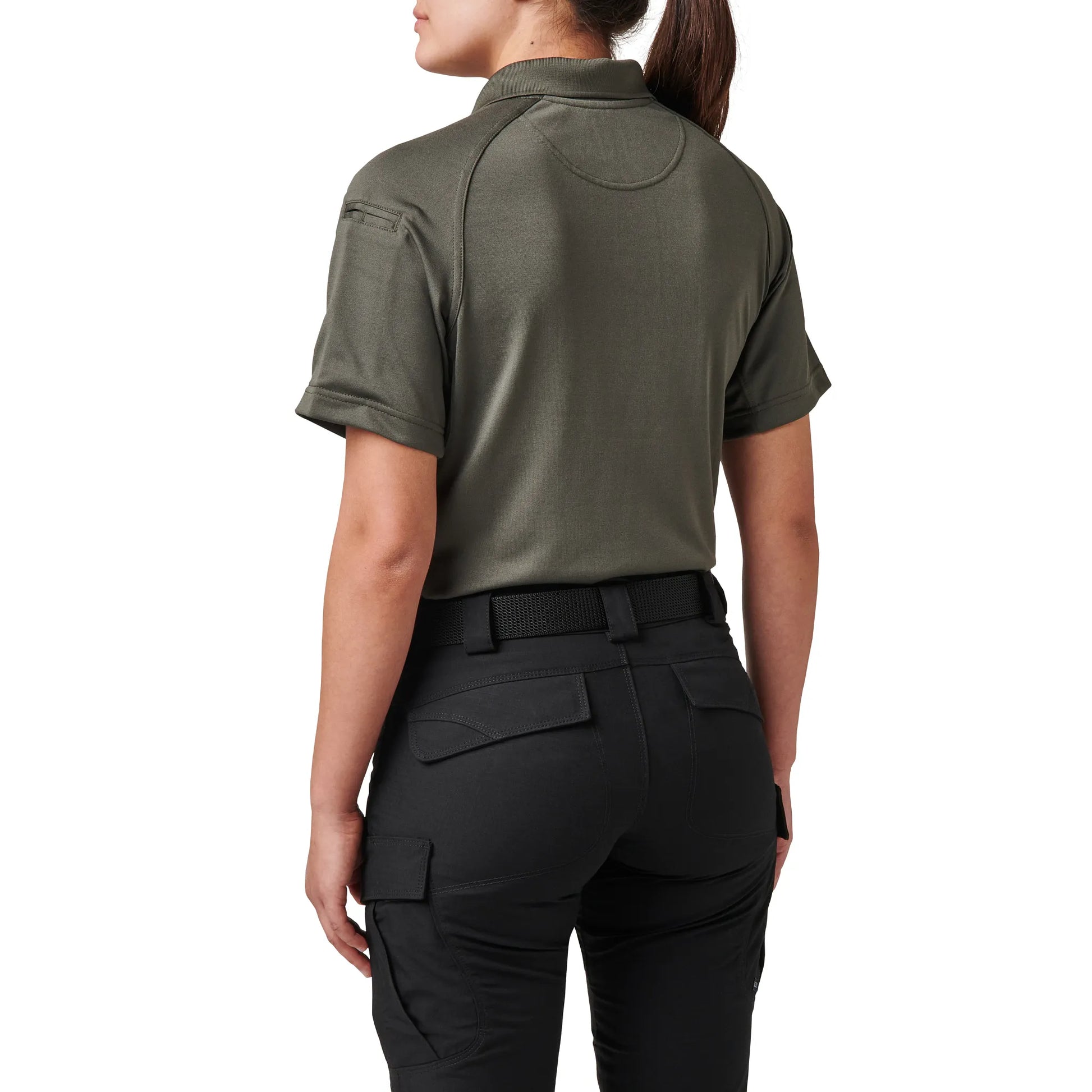 Women’s Performance Short Sleeve Polo – TDU Green