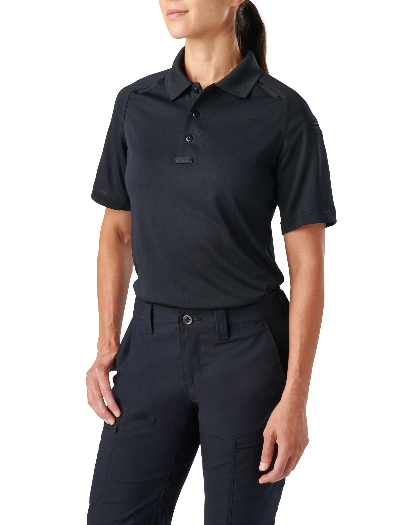 Women’s Performance Short Sleeve Polo – Dark Navy
