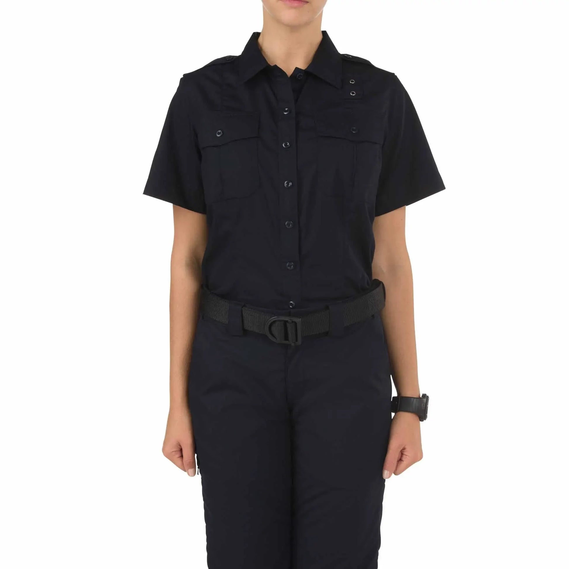 Women's Class A Patrol Duty Uniform® Taclite® Short Sleeve Shirt – Midnight Navy