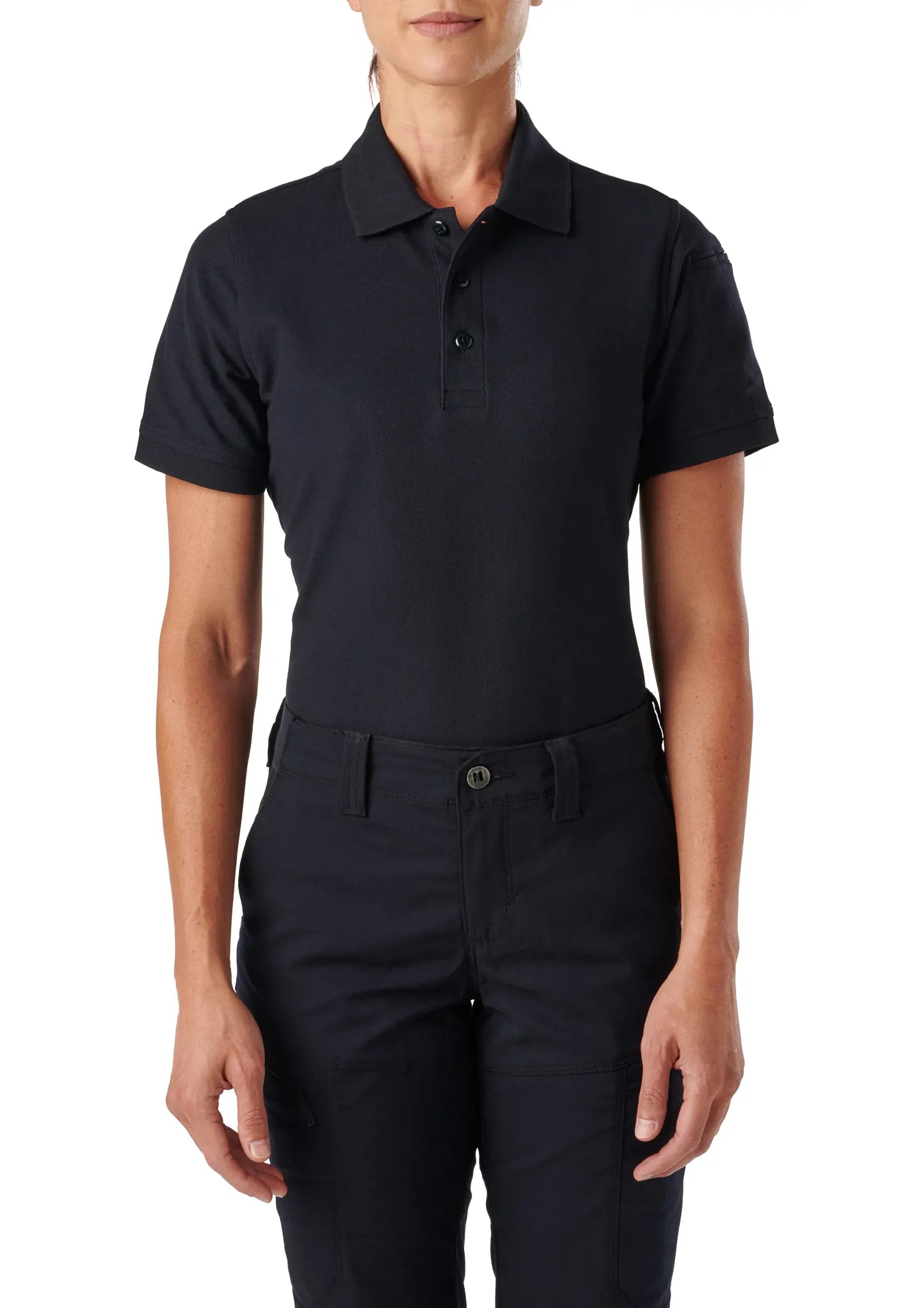 Women’s Utility Short Sleeve Polo – Dark Navy