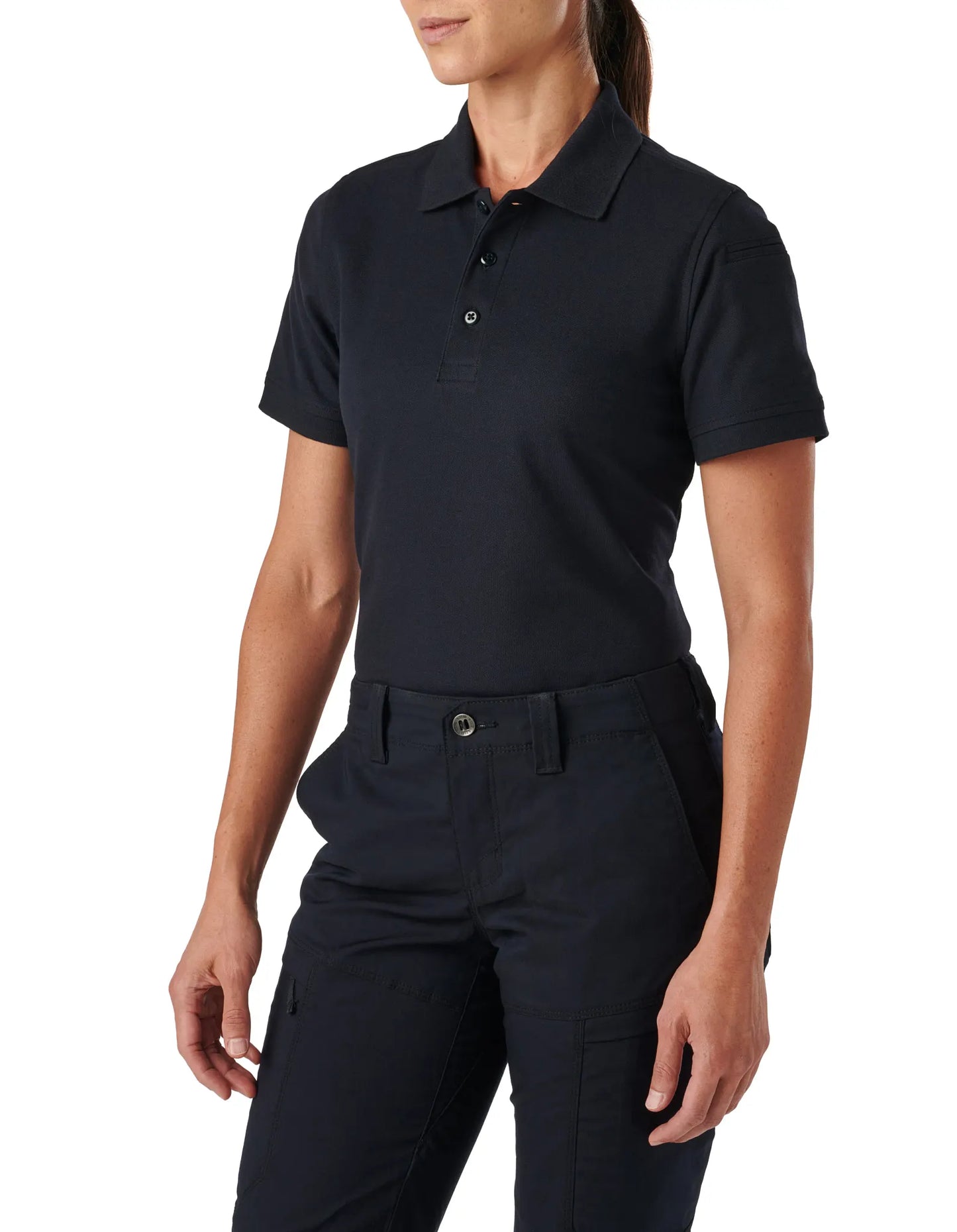 Women’s Utility Short Sleeve Polo – Dark Navy