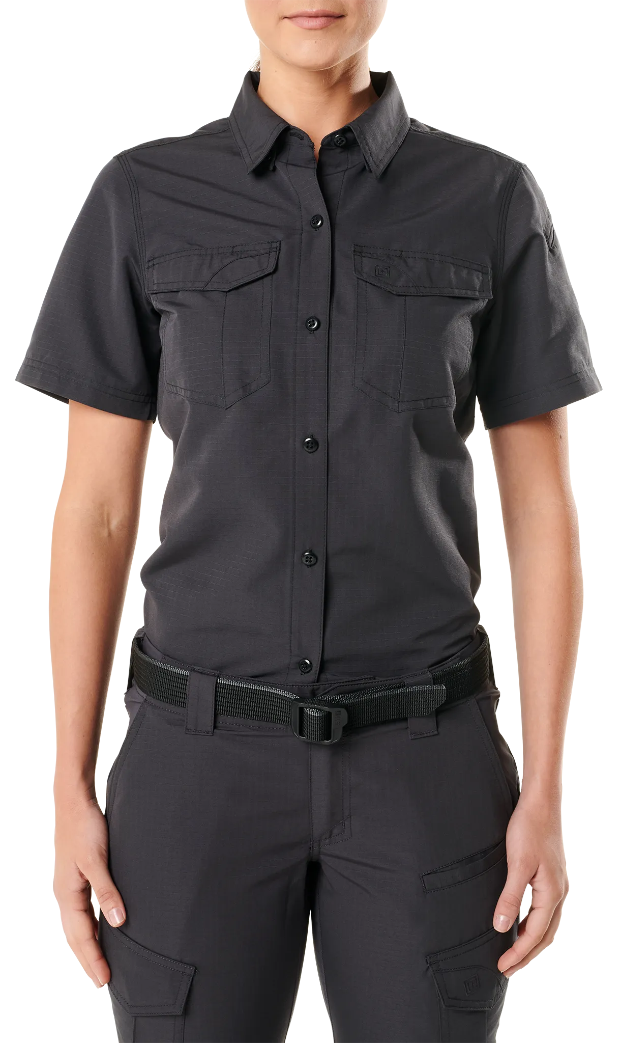 Women’s Fast-Tac® Short Sleeve Shirt – Charcoal