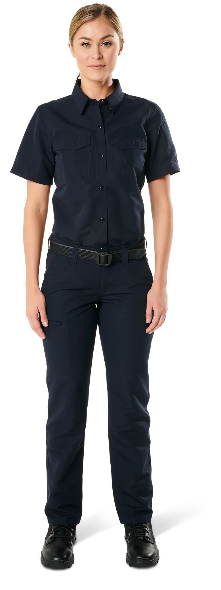 Women’s Fast-Tac® Short Sleeve Shirt – Dark Navy