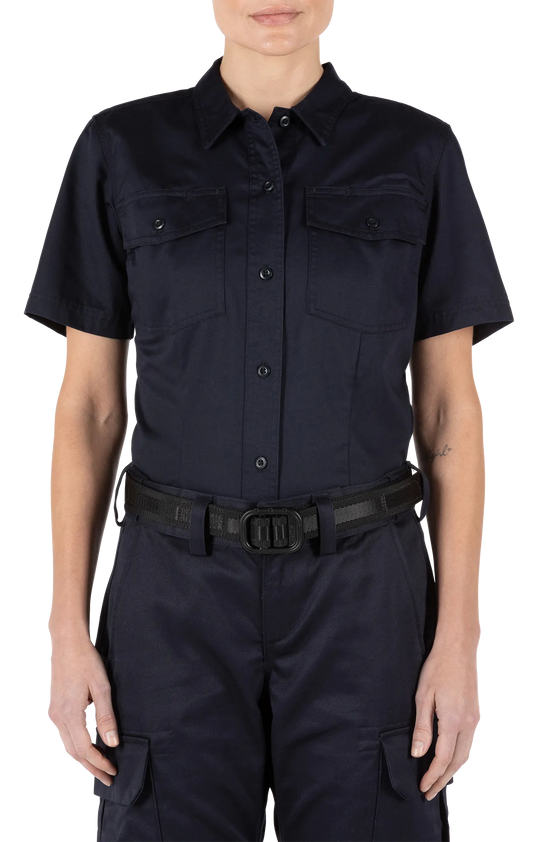 Women's Company Short Sleeve Shirt – Fire Navy
