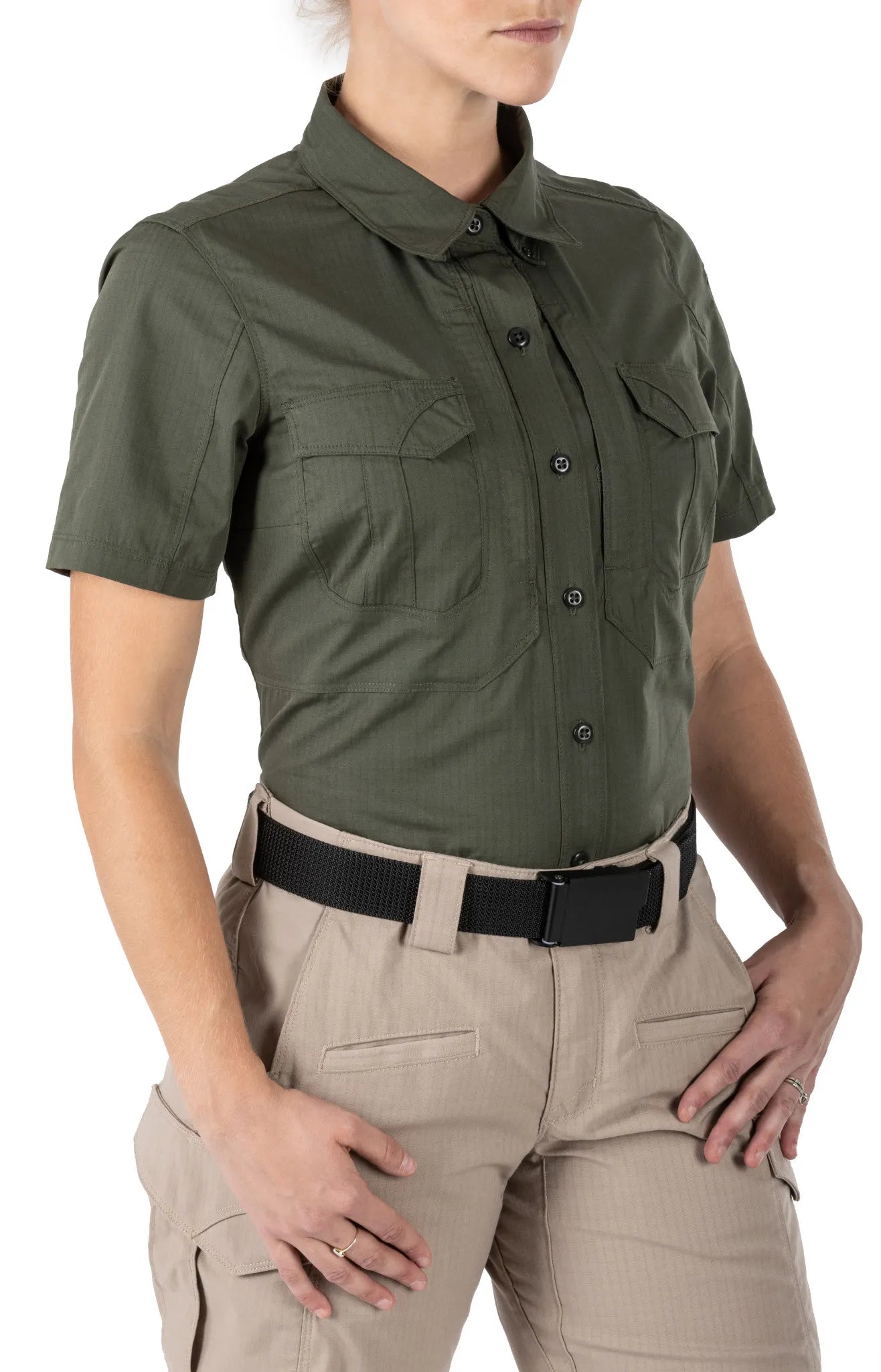 Women's 5.11 Stryke® Short Sleeve Shirt – TDU Green