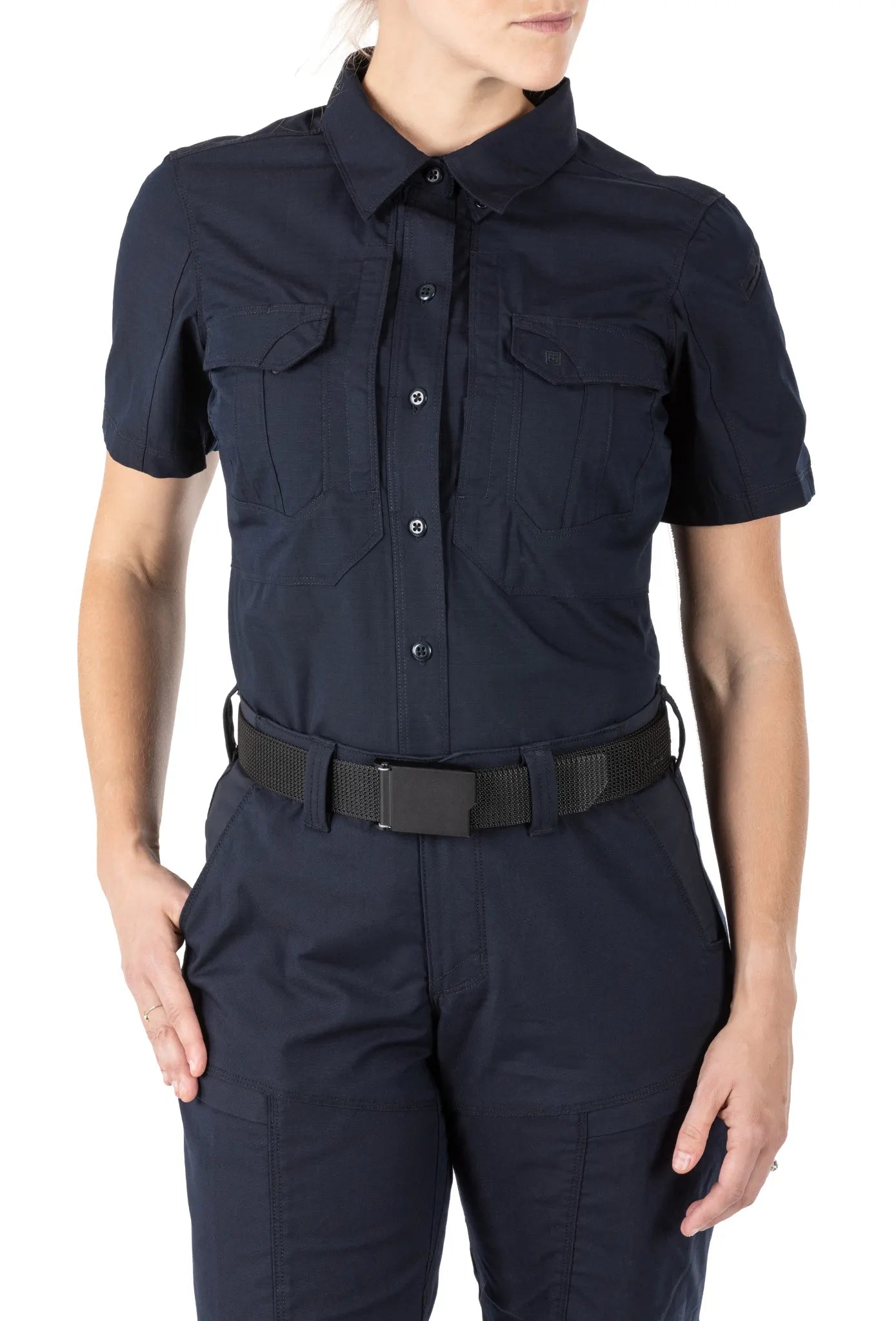 Women's 5.11 Stryke® Short Sleeve Shirt – Dark Navy