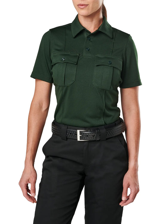 Womens Class A Uniform Short Sleeve Polo – LE Green