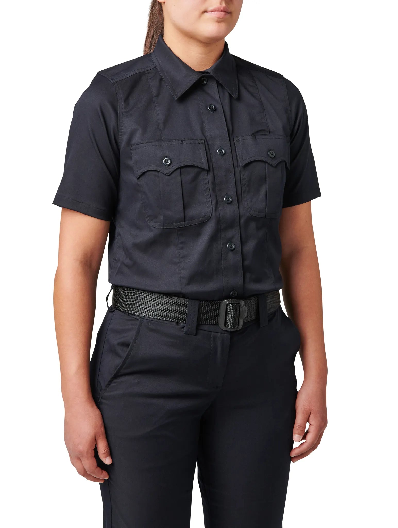 Women's Stryke Class A PDU Twill Short Sleeve Shirt – Midnight Navy