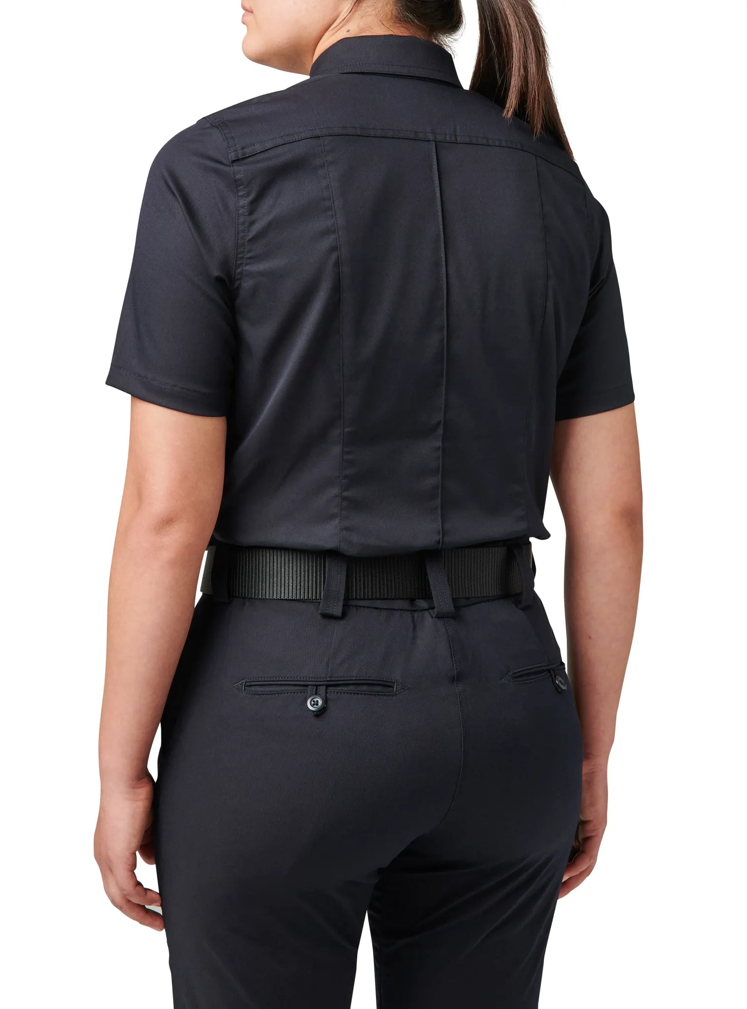 Women's Stryke Class A PDU Twill Short Sleeve Shirt – Midnight Navy