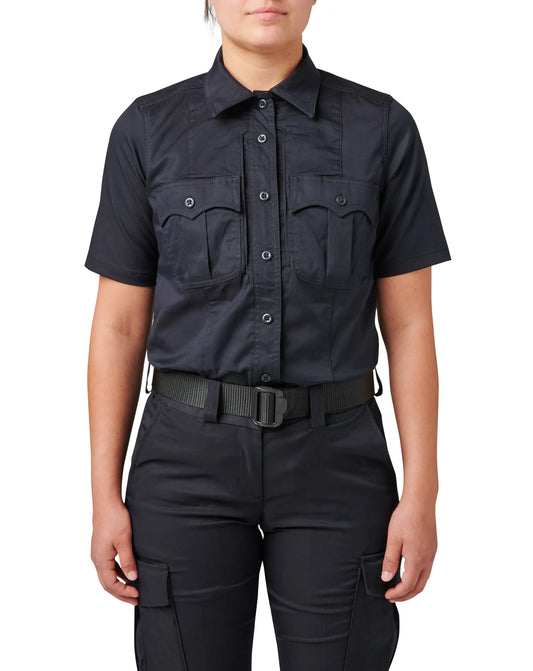 Women's 5.11 Stryke® PDU® Twill Class B Short Sleeve Shirt – Midnight Navy