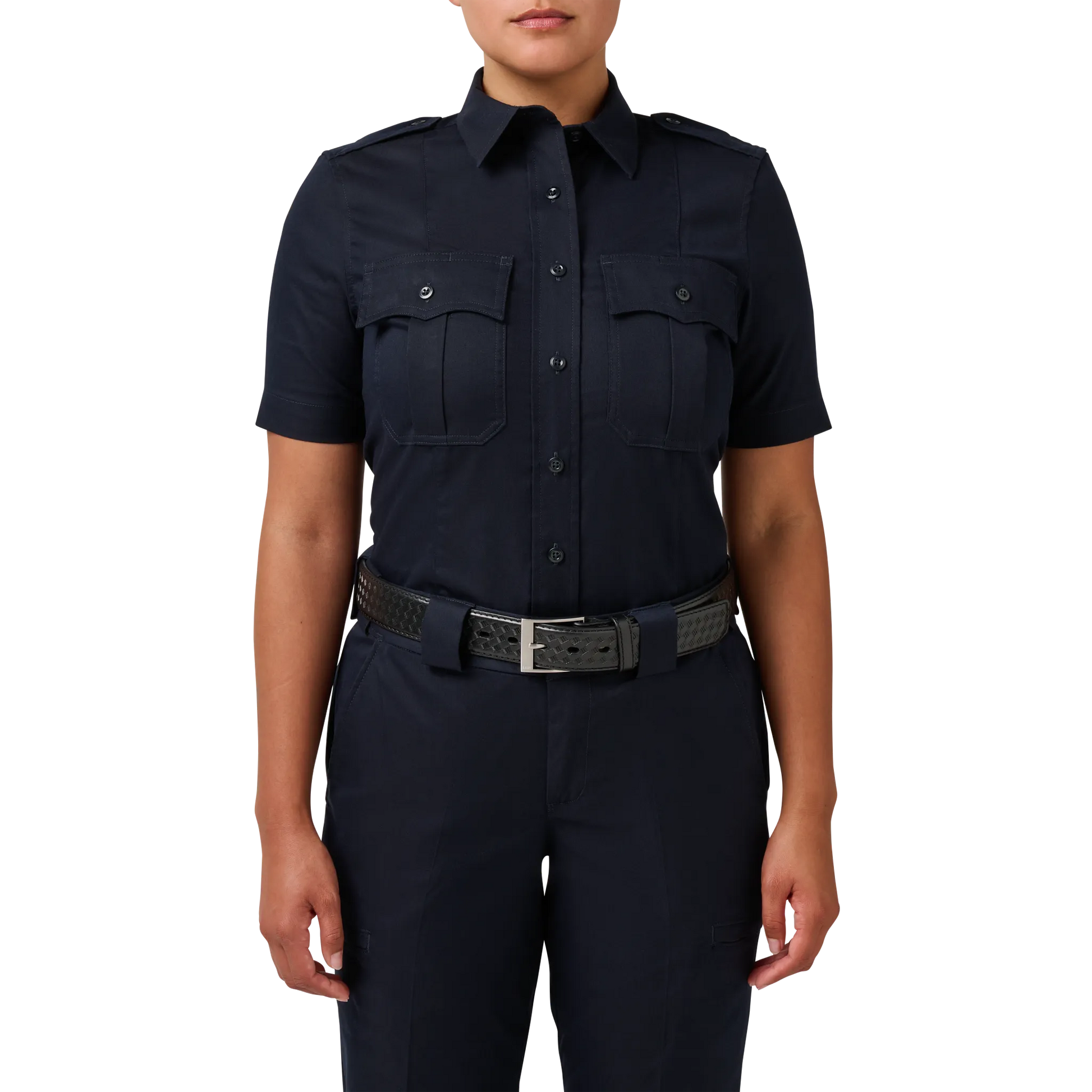 Women's 5.11 Stryke® LT PDU Class A Short Sleeve Shirt – Dark Navy