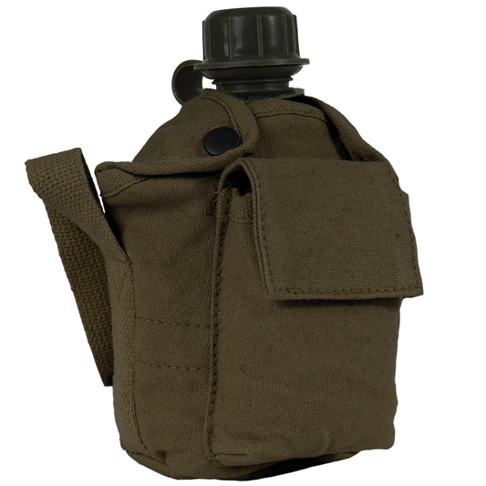 Rothco Vintage Canvas Carry-All Canteen Cover With Shoulder Strap