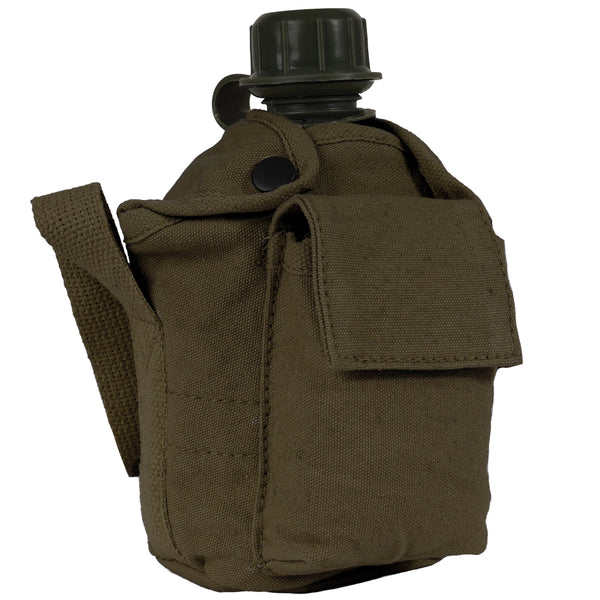 Rothco Vintage Canvas Carry-All Canteen Cover With Shoulder Strap