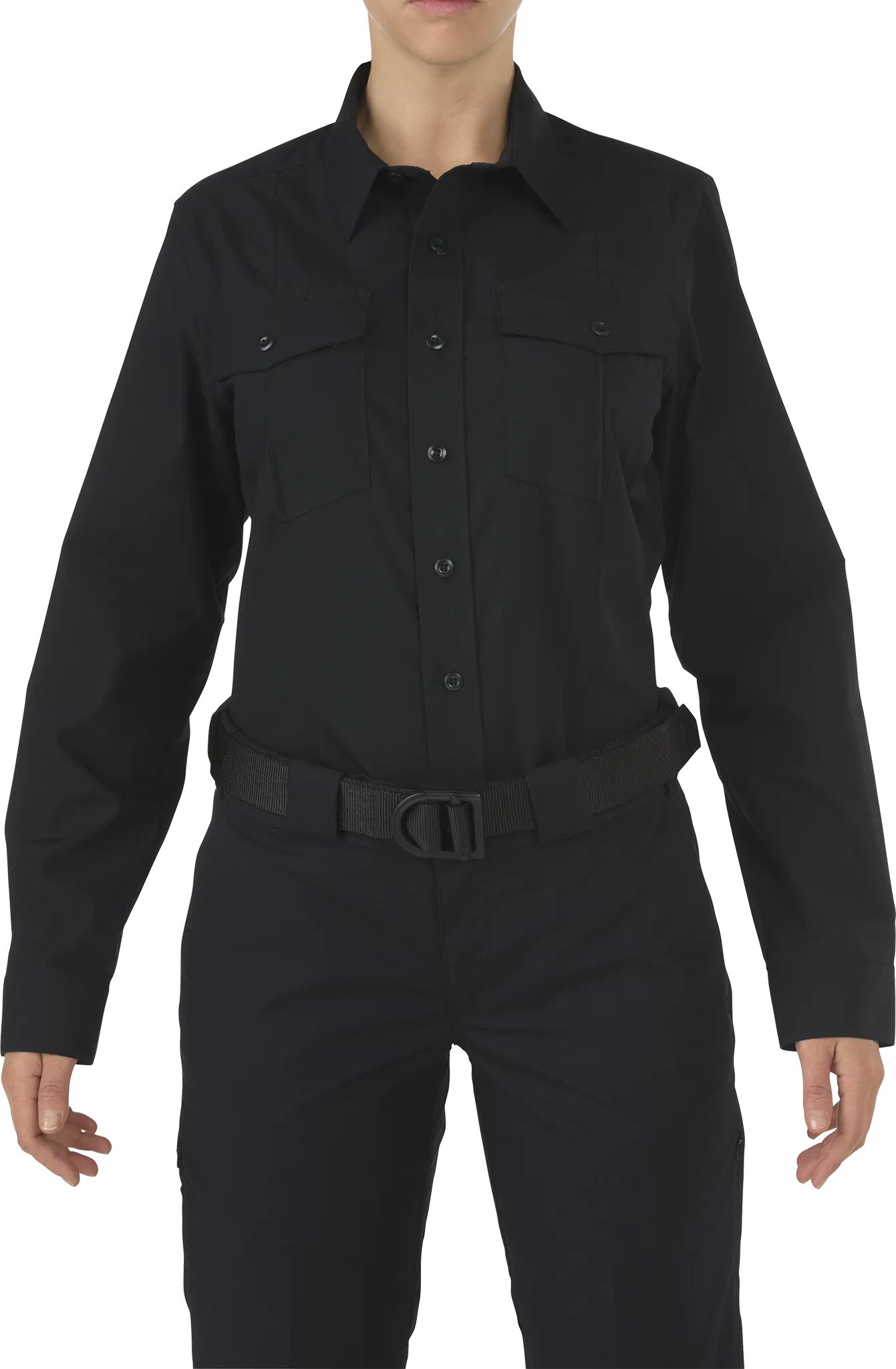 5.11 Stryke® PDU® Women's Class-A Long Sleeve Shirt – Midnight Navy