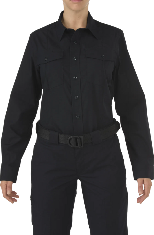 5.11 Stryke® PDU® Women's Class-A Long Sleeve Shirt – Midnight Navy
