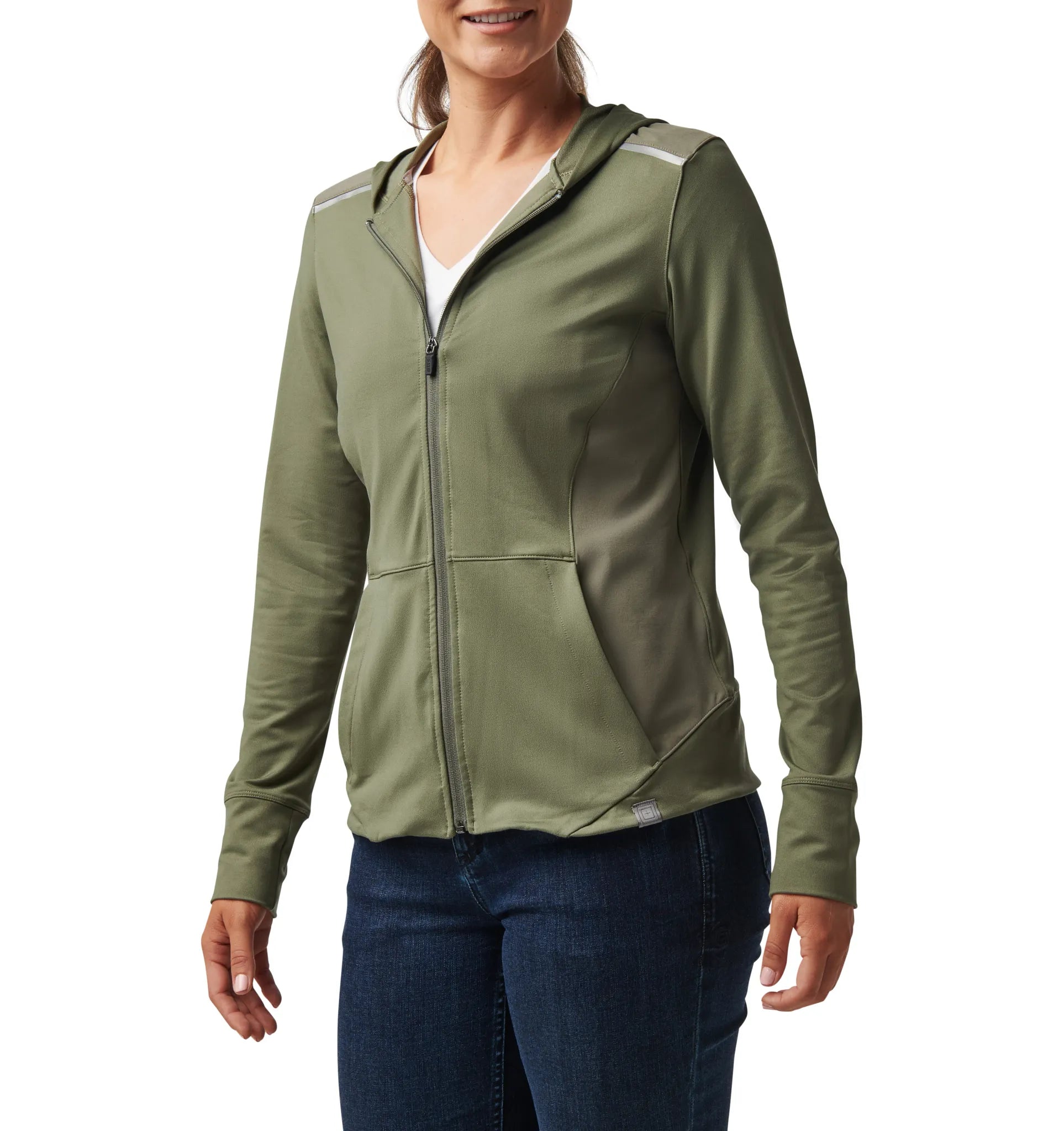 Selma Full Zip – Sage Green