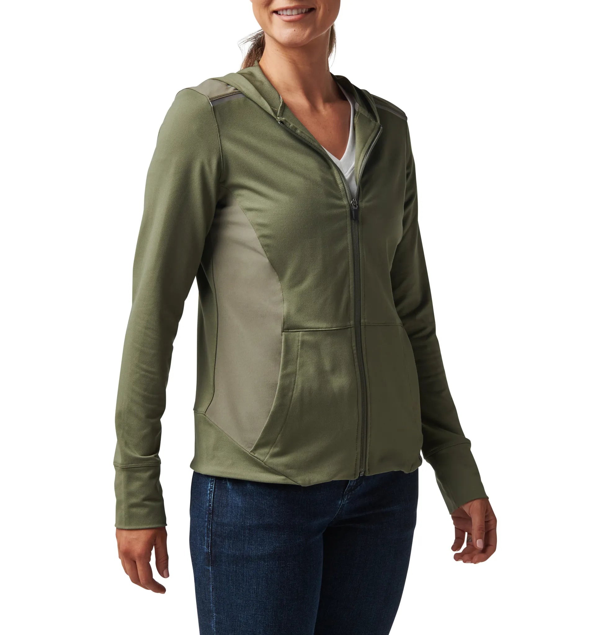 Selma Full Zip – Sage Green