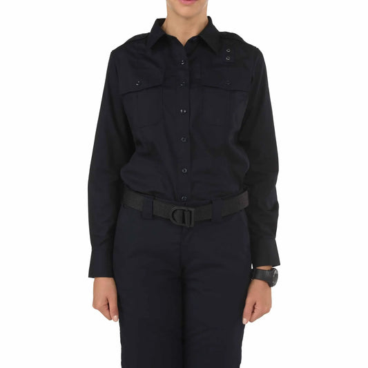 Women's Taclite® PDU® Class A Long Sleeve Shirt – Midnight Navy