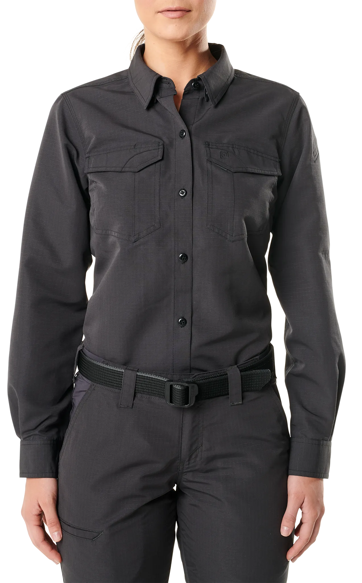 Women's Fast-Tac® Long Sleeve Shirt – Charcoal