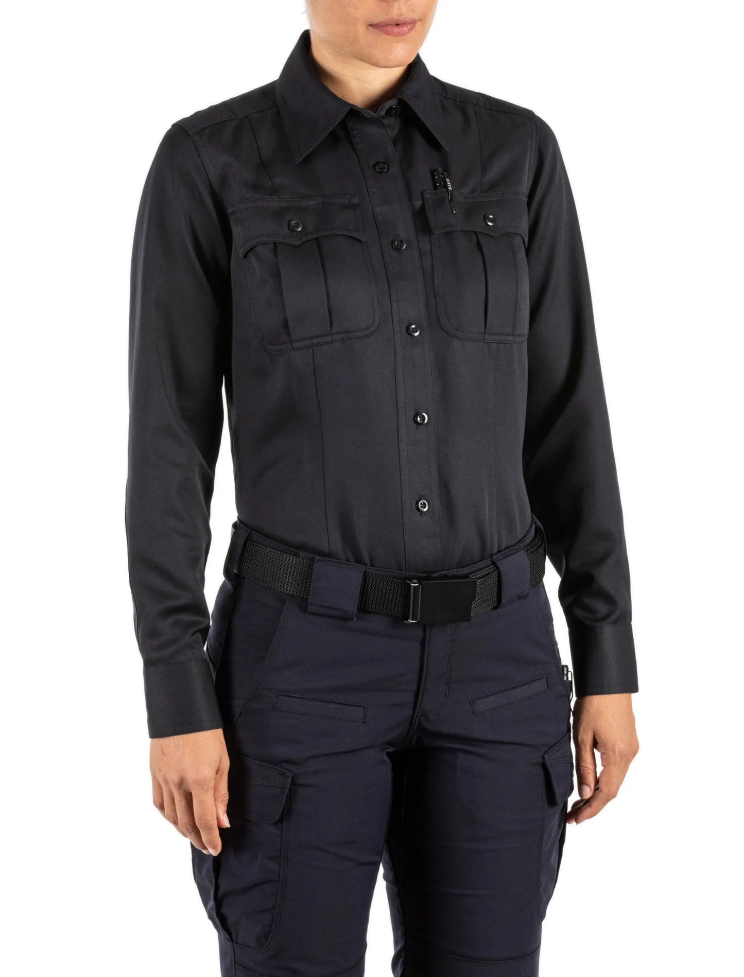 Women's Class A Fast-Tac® Twill Long Sleeve Shirt – Midnight Navy