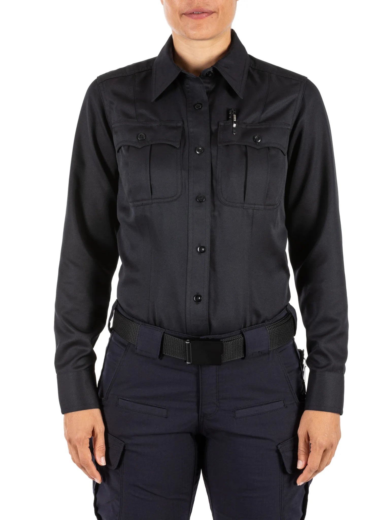 Women's Class A Fast-Tac® Twill Long Sleeve Shirt – Midnight Navy