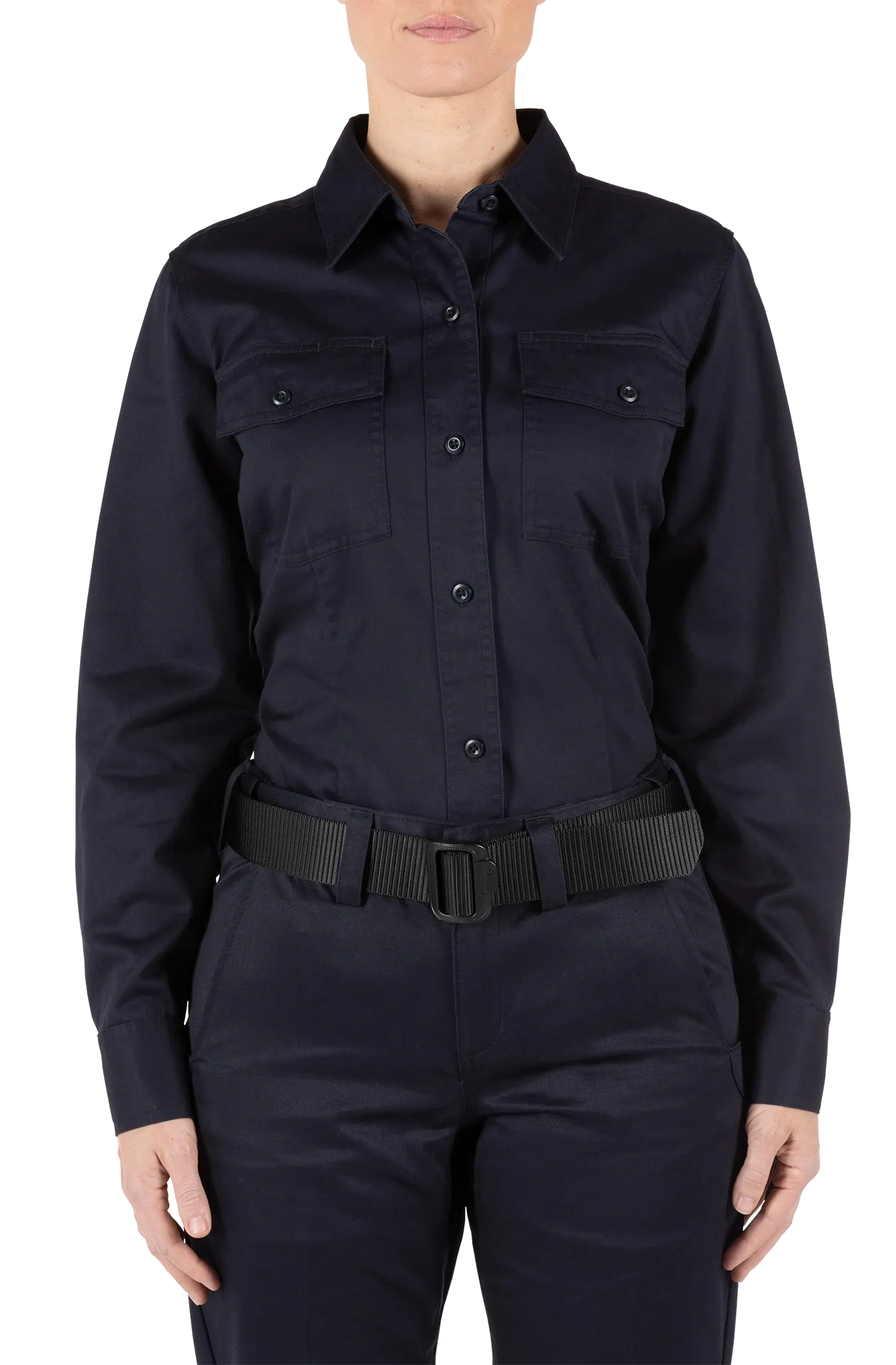 Women's Company Long-Sleeve Shirt – Fire Navy