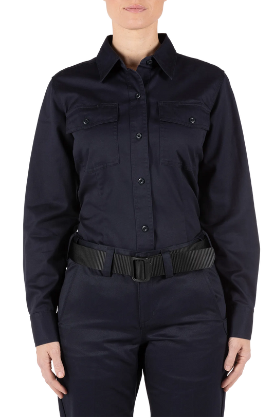 Women's Company Long-Sleeve Shirt – Fire Navy