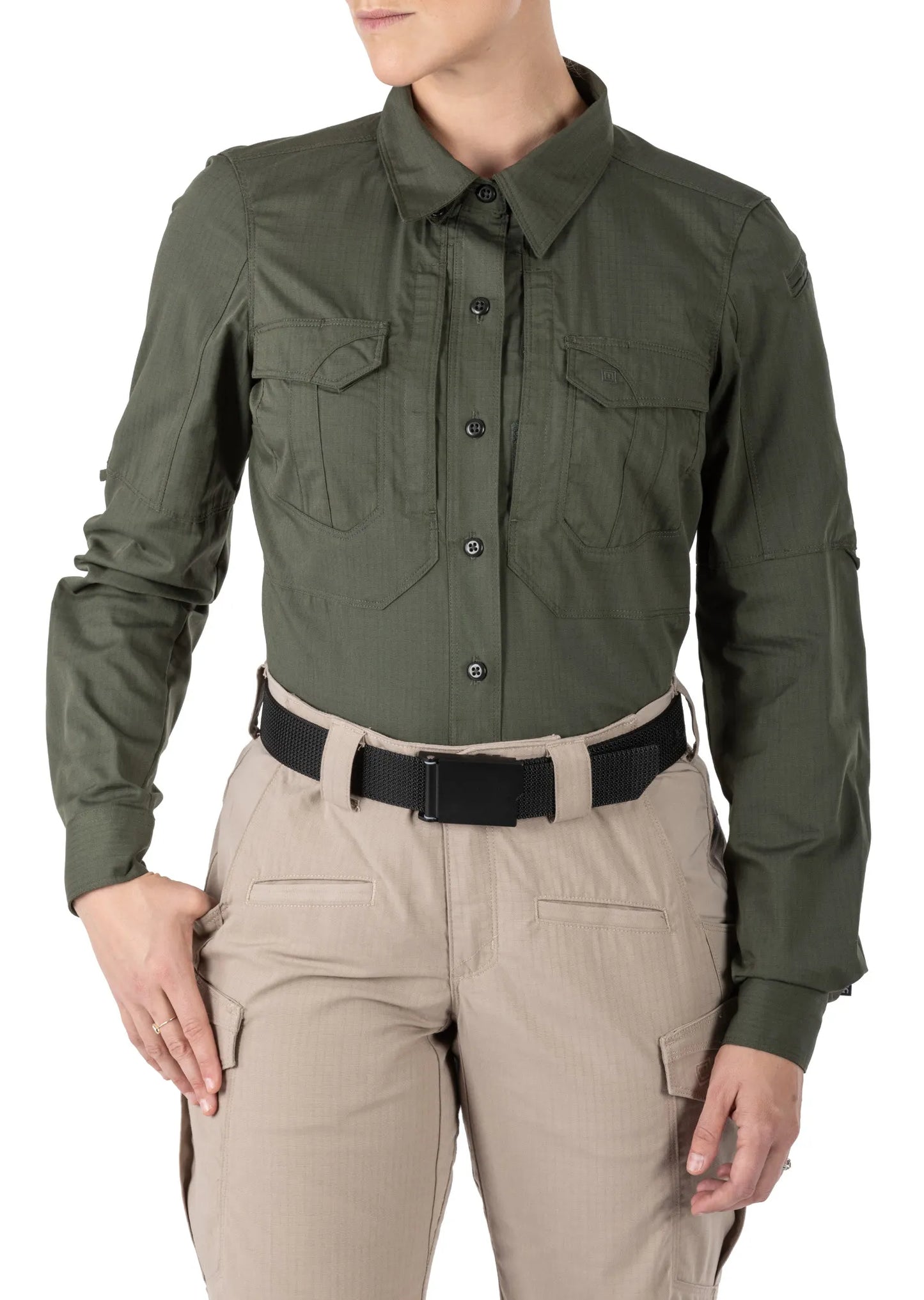 Women's 5.11 Stryke® Long Sleeve Shirt – TDU Green