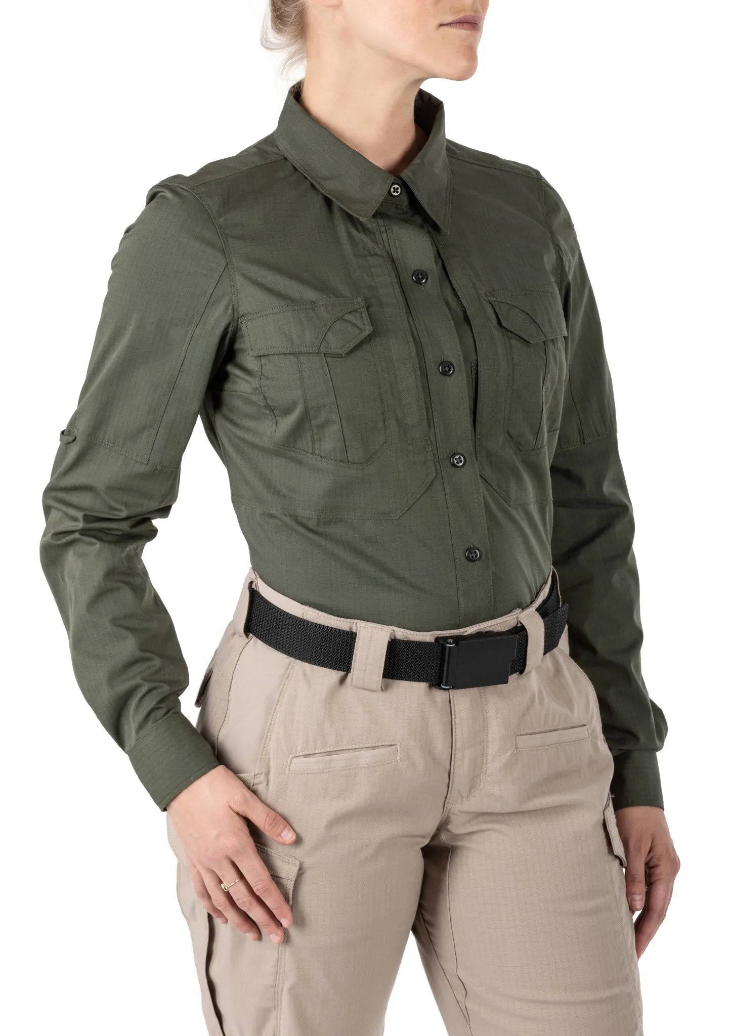 Women's 5.11 Stryke® Long Sleeve Shirt – TDU Green