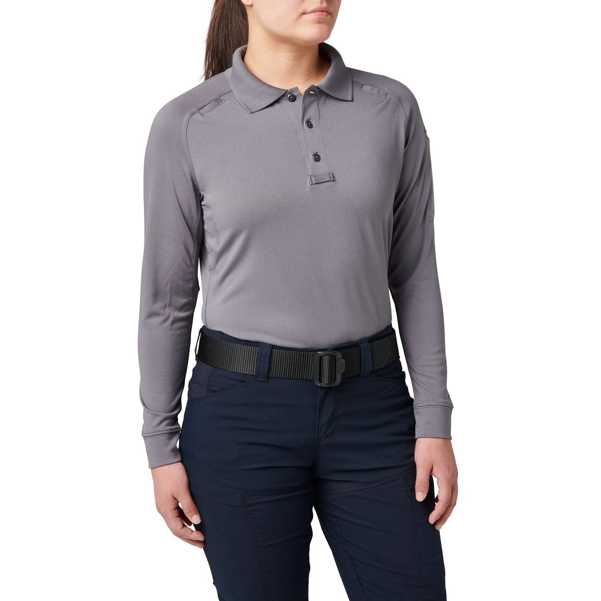Women's Performance Long Sleeve Polo – Storm