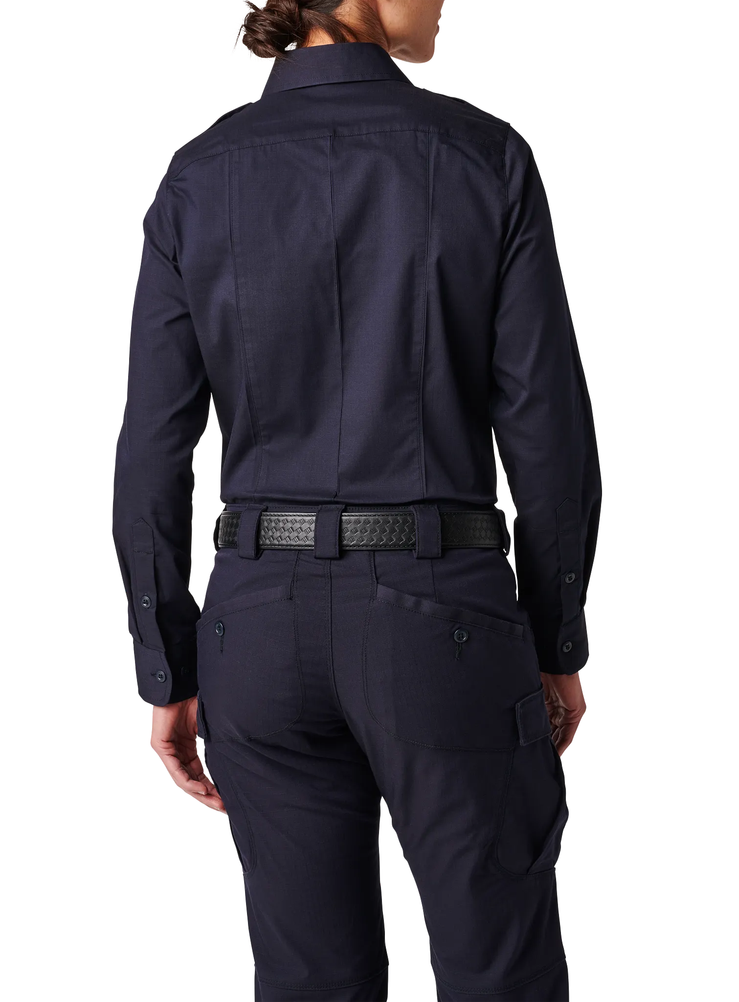 Women's 5.11 NYC Metro Stryke® Ripstop Long Sleeve Shirt – NYPD Navy