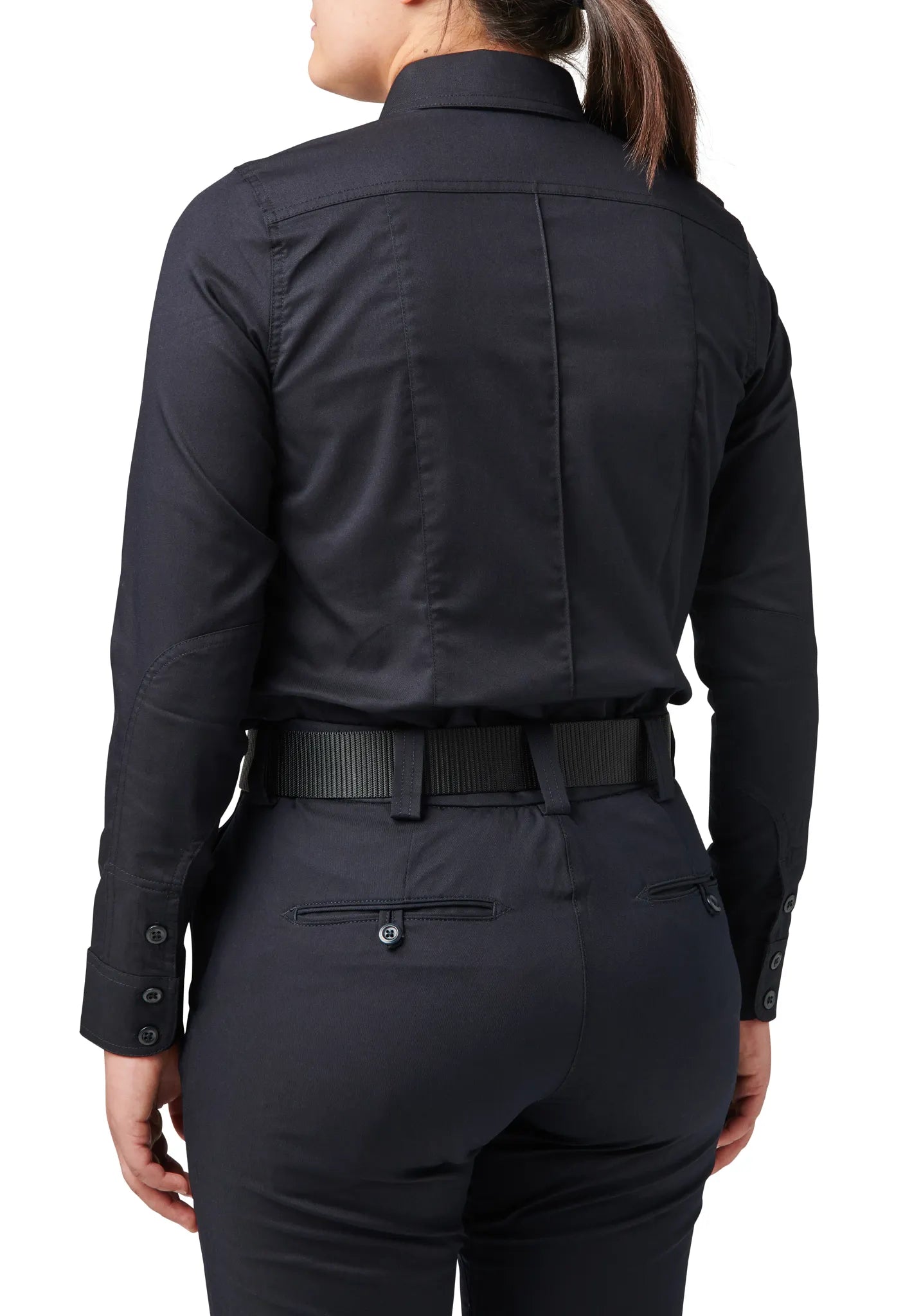 Womens Stryke® Class A PDU® Twill Long Sleeve Shirt – Midnight Navy