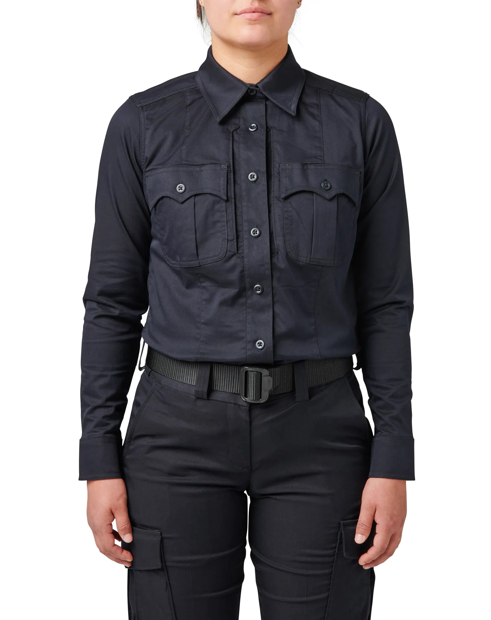 Women's 5.11 Stryke® PDU® Twill Class B Long Sleeve Shirt – Midnight Navy