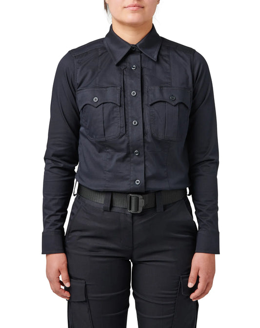Women's 5.11 Stryke® PDU® Twill Class B Long Sleeve Shirt – Midnight Navy