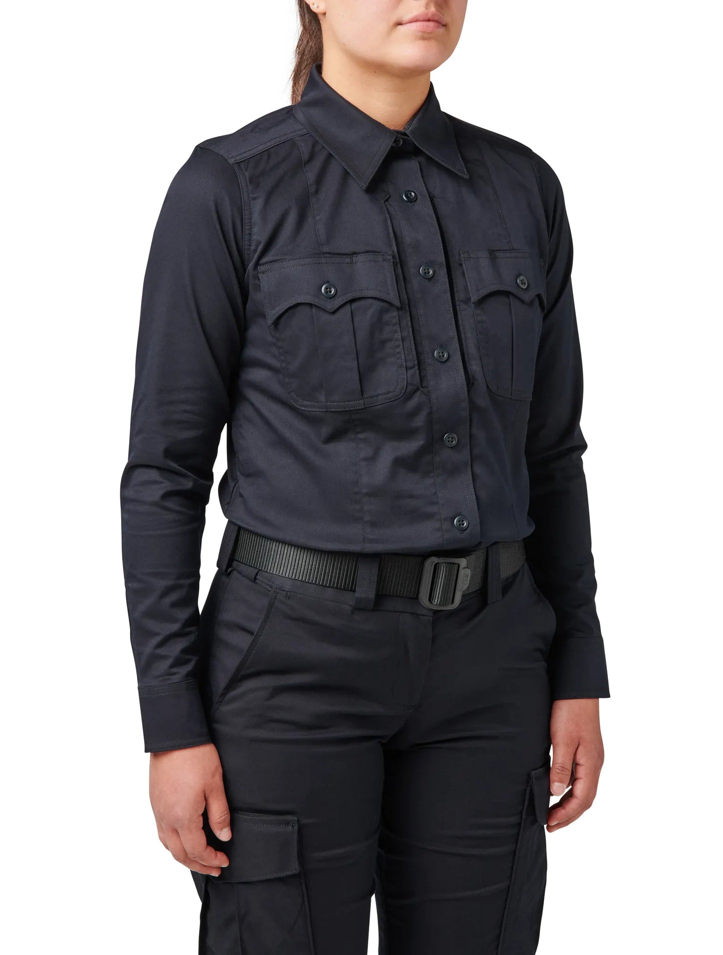 Women's 5.11 Stryke® PDU® Twill Class B Long Sleeve Shirt – Midnight Navy