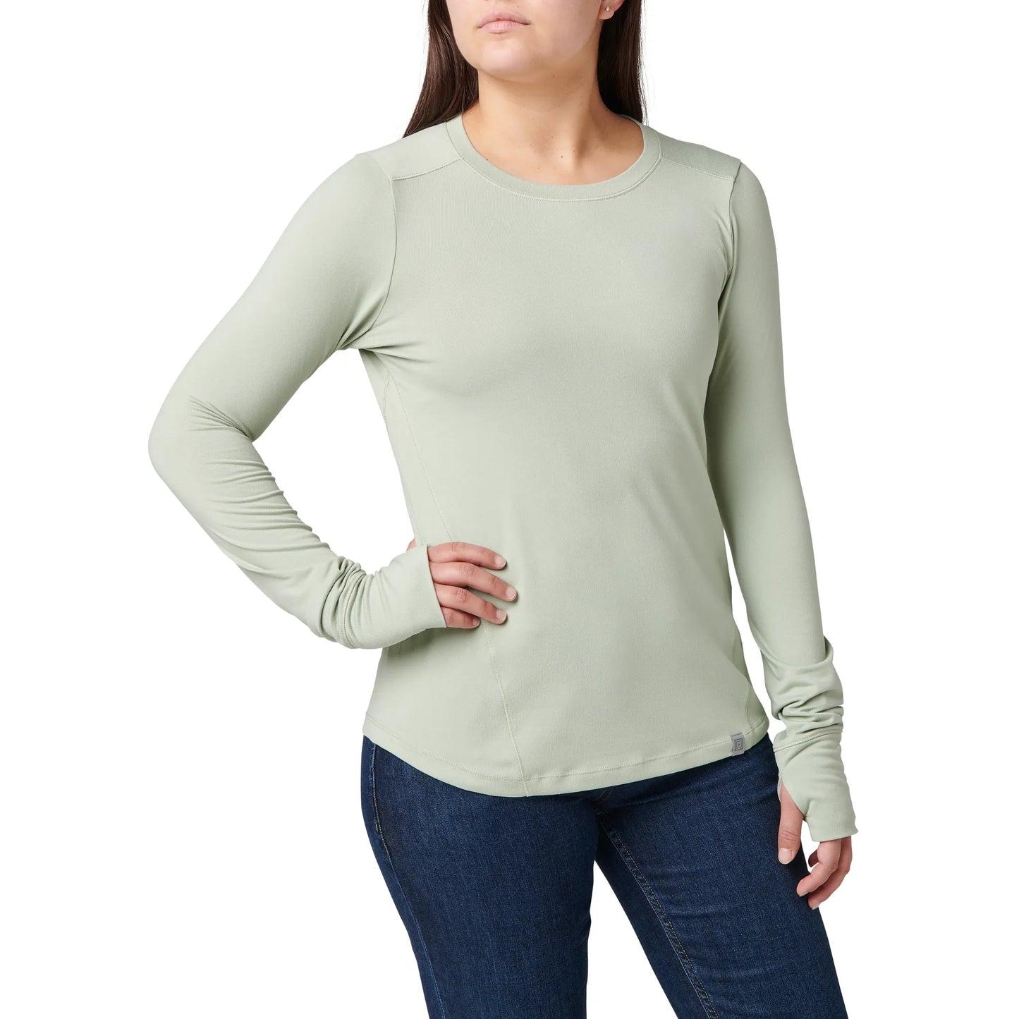 Yelena Crew Long Sleeve – Clean Sage